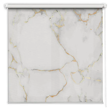 Рулонные шторы Мрамор, Лен, Мимоза